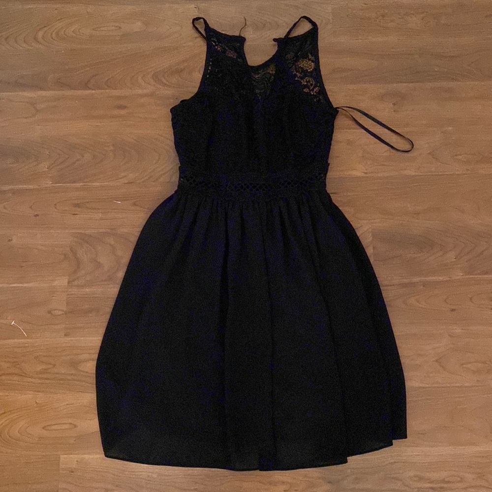 Dress, only worn once, tight on the top float on the bottom